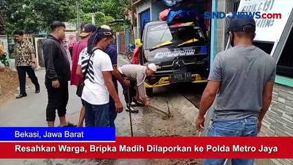 Resahkan Warga Bekasi, Bripka Madih Dilaporkan ke Polda Metro Jaya