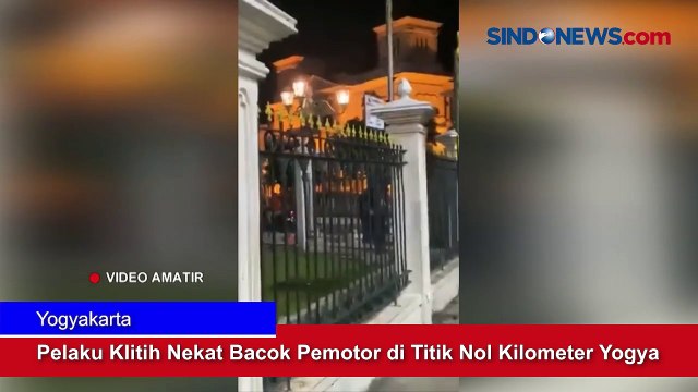 Nekat Bacok Pemotor di Titik Nol Kilometer Yogya, Polisi Buru Pelaku Klitih