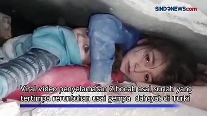 Ungkapan Haru Bocah Suriah yang Tertimpa Bangunan usai Gempa Turki