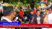 Operasi Parkir Liar di Jakarta Barat, Juru Parkir Acungkan Senjata Tajam
