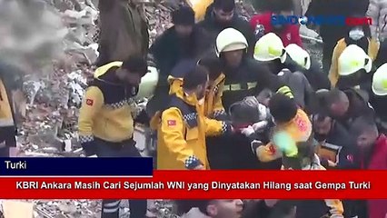 Video herunterladen: KBRI Ankara Masih Cari Sejumlah WNI yang Dinyatakan Hilang saat Gempa Turki