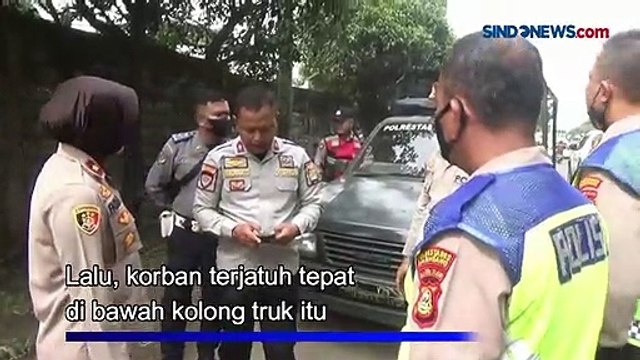 Pekerja Dishub Kota Palembang Tewas Terlindas Truk