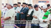 Gelar Salat Ghaib, Ratusan Santri Ponpes Yatim Piatu di Lampung Doakan Korban Gempa Turki-Suriah
