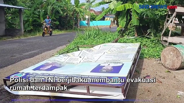Puluhan Rumah Rusak di Ogan Komering Ilir Rusak Akibat Angin Puting Beliung