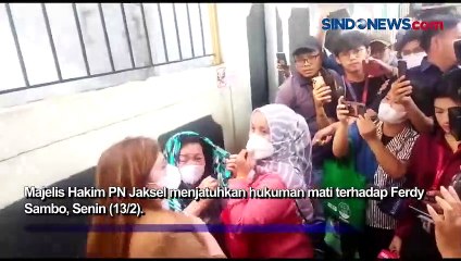 Ferdy Sambo Divonis Mati, Begini Suasana di Luar Pengadilan Negeri Jaksel
