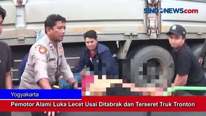 Pemotor Alami Luka Lecet Usai Ditabrak dan Terseret Truk Tronton di Yogya