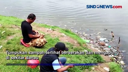 Sampah Berserakan di Danau Cincin Tanjung Priok, Petugas Kesulitan saat Membersihkan