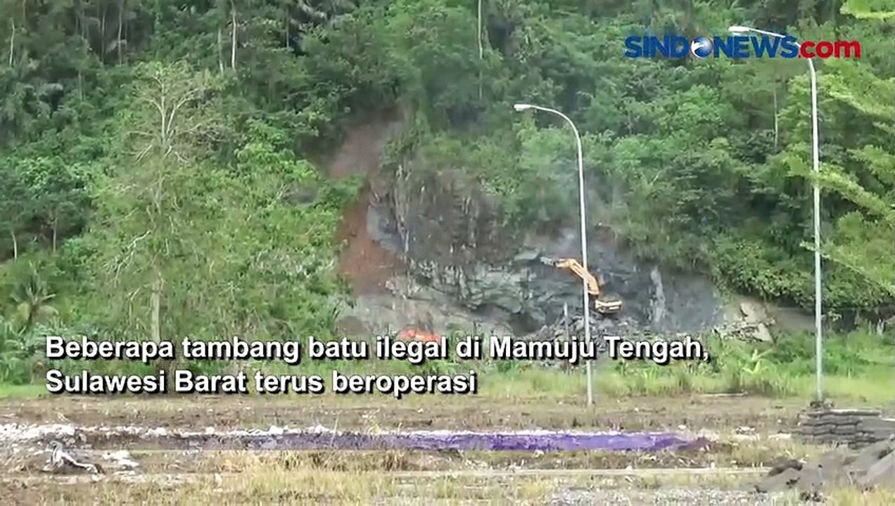 Pengerukan Batu Ilegal di Mamuju Tengah Terus Berjalan