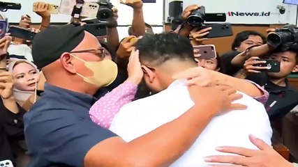 Divonis 10 Bulan Penjara, Irfan Widyanto Sujud di Depan Orang Tua dan Peluk Istri