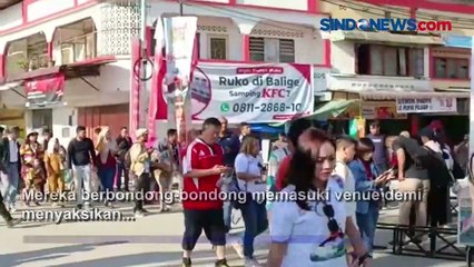 Beginilah Kemeriahan Penonton yang Memadati F1 Powerboat Danau Toba