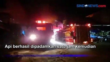 Dua Ruko di Pasar Sentral Mamuju Terbakar, Kerugian Capai Ratusan Juta Rupiah