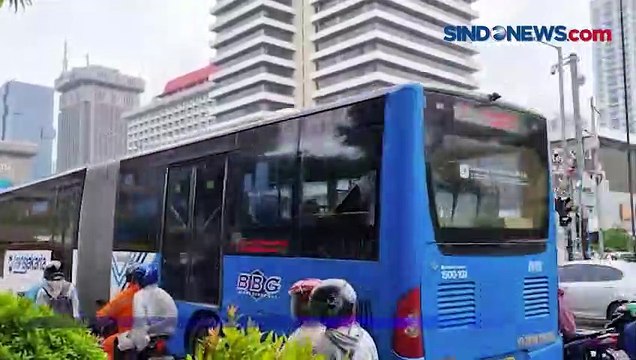 Gerimis, Arus Lalu Lintas di Jakarta Terpantau Lancar