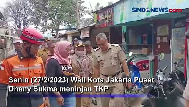 Dampak Kebakaran Petojo Selatan, 87 Bangunan Terbakar 113 KK Terdampak