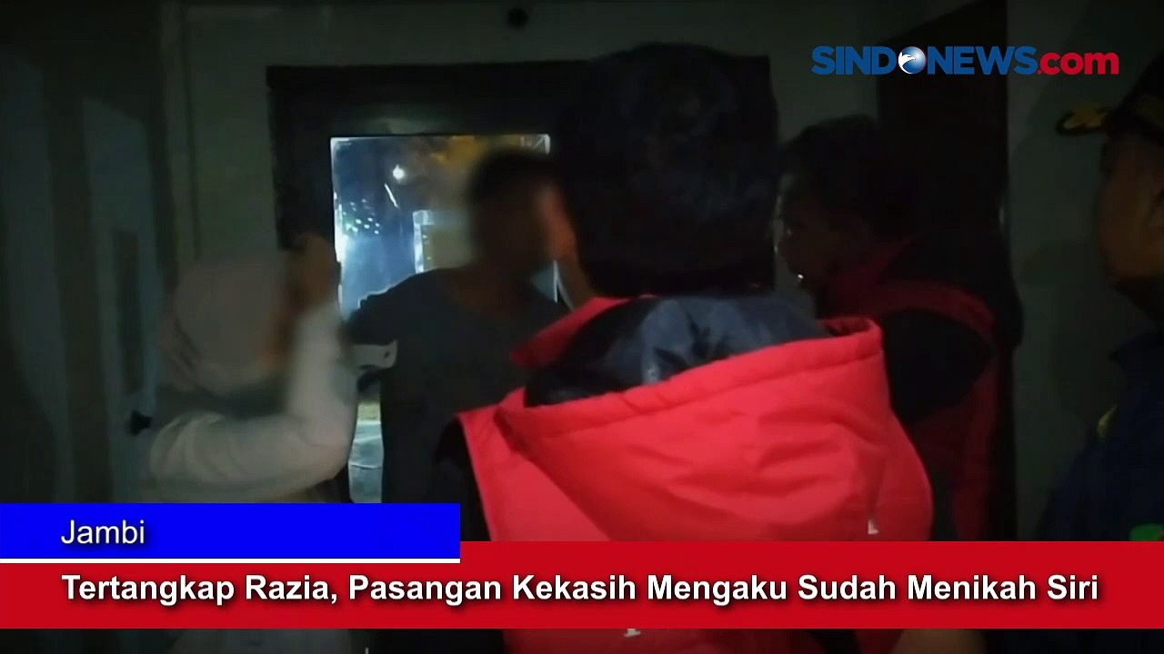 Tertangkap Razia, Pasangan Kekasih di Jambi Mengaku Sudah Menikah Siri