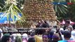 Melihat Tradisi Sedekah Bumidi Jember, Warga Berebut Gunungan Durian