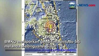 Gempa Magnitudo 5,5 Landa Melonguane