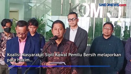 Download Video: Koalisi Masyarakat Sipil Laporkan Hakim PN Jakpus ke KY, Soal Putusan Penundaan Pemilu