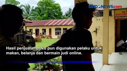 Download Video: Pemuda Curi Ratusan Buku Sekolah di Simalungun Berujung Ditangkap