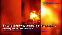 Tabrakan Maut Truk Pertamina di Minahasa Selatan, 4 Orang Tewas Terbakar