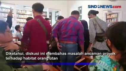 Buat Onar, Orang Tak Dikenal Bubarkan Paksa Diskusi Orang Utan