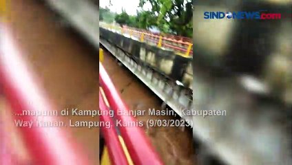 Warga Way Kanan Diminta Waspada, Debit Air Sungai Besai Meningkat
