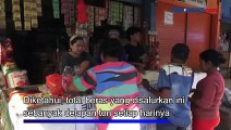 Ratusan Warga Rela Antre Demi Beli Beras Murah di Makassar