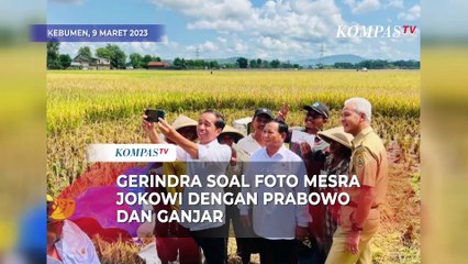 Gerindra Soal Foto Mesra Jokowi, Prabowo dan Ganjar: Guyub, Rukun, Akrab