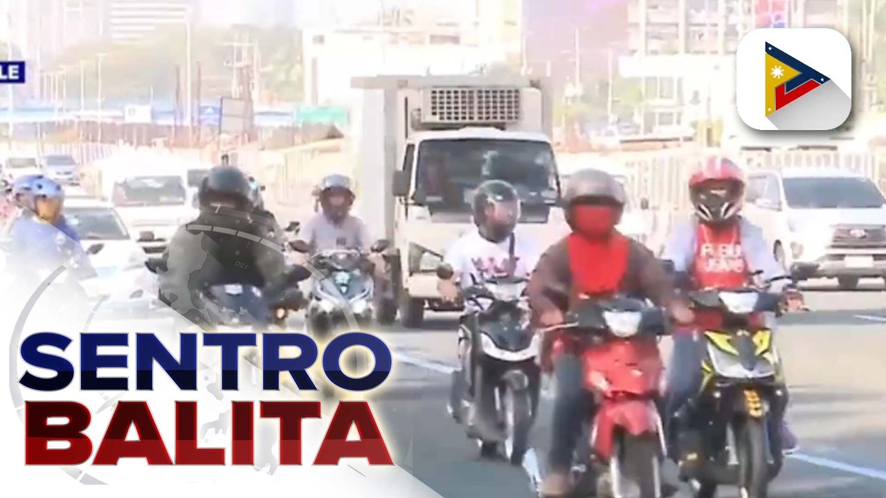 MMDA, mas paiigtingin ang visibility ng traffic enforcers sa exclusive motorcycle lane sa Commonwealth Ave.