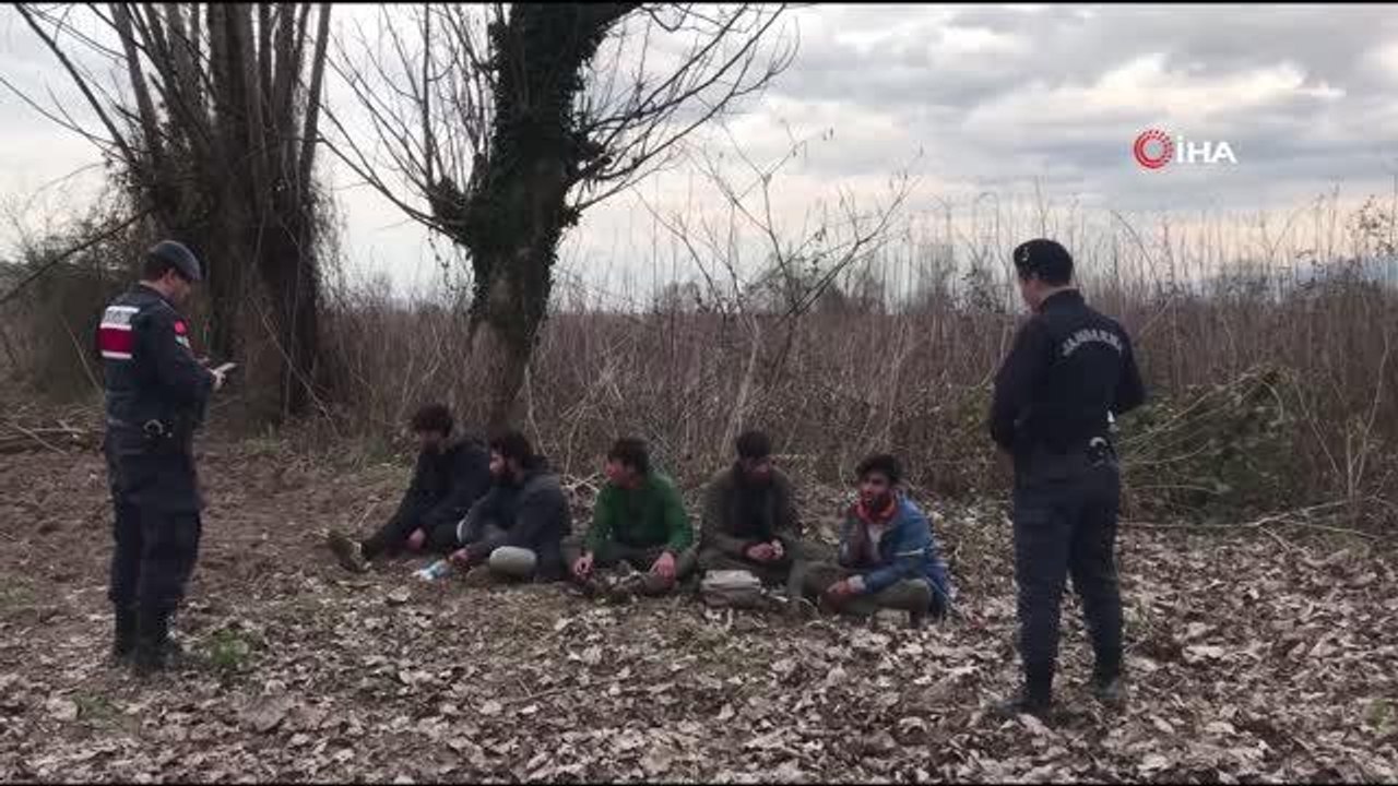 Ülkeye kaçak yollarla giren 7 yabancı uyruklu şahıs yakalandı