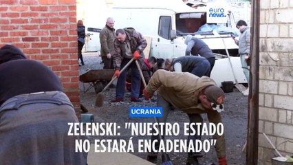 Ucrania| Zelenski tras los bombardeos rusos: "Nuestro Estado y nuestra gente no estarán encadenados"