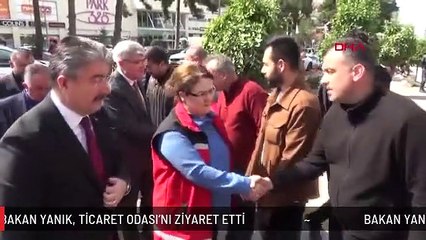 BAKAN YANIK, TİCARET ODASI'NI ZİYARET ETTİ