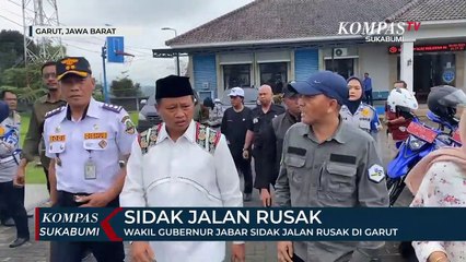 Wakil Gubernur Jabar Sidak Jalan Rusak Di Garut