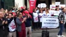 Taksim Eğitim ve Araştırma Hastanesi'nde Cerrahpaşa protestosu