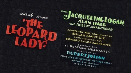The Leopard Lady (1928) --- Lost Film Stills (Rupert Julian)