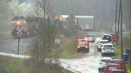 Nuevo descarrilamiento de un tren de carga en EEUU
