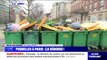 Grève des éboueurs: les poubelles s'entassent à Paris