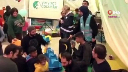 Cumhurbaşkanlığı iletişim başkanlığı desteğiyle deprem bölgesinde buluşan ünlü isimler kısa metrajlı film çektiler!