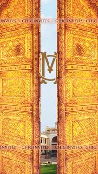 Save The Date Wedding E Invites - Customized Wedding Invitations - Chic Invites