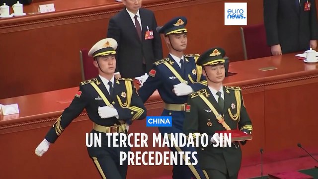 Xi Jinping promete trabajar por una China moderna y poderosa al jurar para un tercer mandato