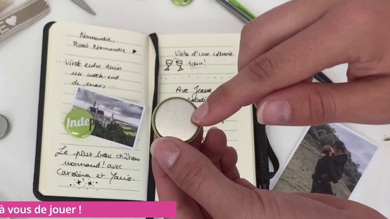 Tutoriel pour faire des badges scrapbooking