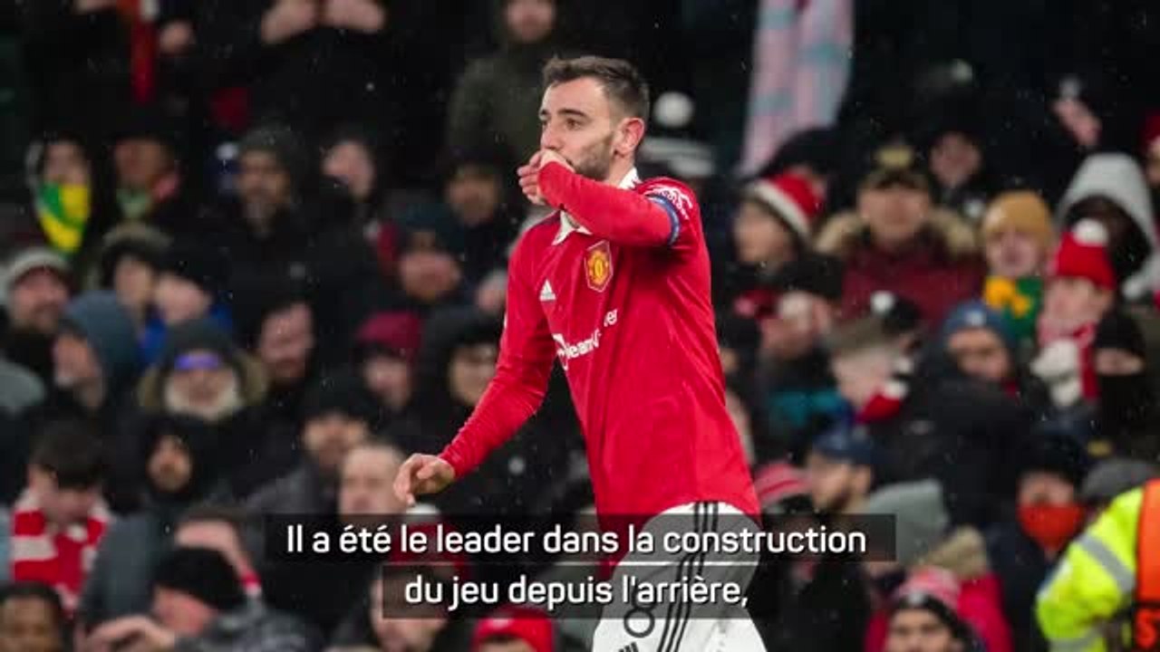 Ligue Europa - ten Hag : "Bruno Fernandes a été le meilleur joueur sur le terrain"