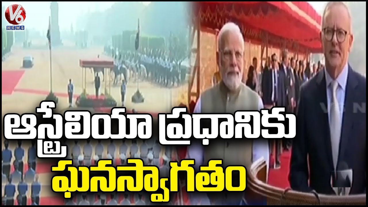 PM Modi Grand Welcome To Australian PM Anthony Albanese | Delhi | V6 News