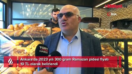 Ankara'da Ramazan pidesi fiyatı 10 TL olarak belirlendi