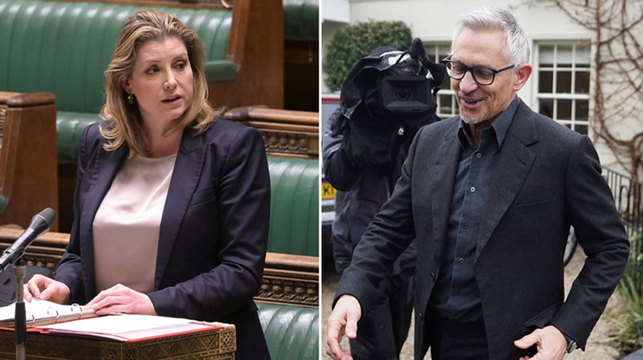 Penny Mordaunt accuses Labour of ‘borrowing from Gary Lineker’s playbook’