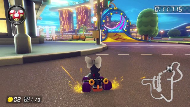 Mario Kart 8 Deluxe (DLC vague 4) - Guide du circuit Tour Poursuite à Singapour