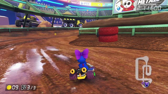 Mario Kart 8 Deluxe (DLC vague 4) - Guide du circuit GCN Stade Waluigi
