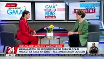 Exclusive interview ng GMA Integrated News kay US Ambassador to the Philippines MaryKay Carlson | 24 Oras