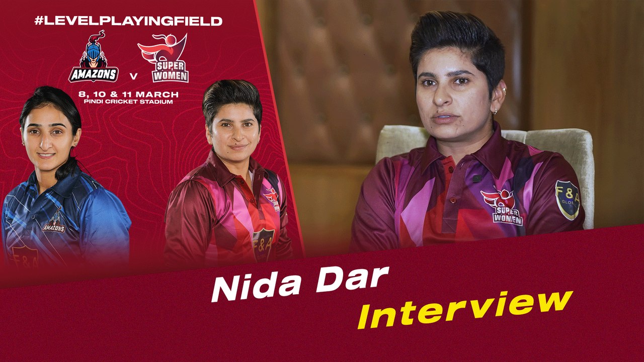 Nida Dar Interview | Amazons vs Super Women | Match 2 | Women's League Exhibition | PCB | MI2T