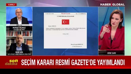 Seçimlerin yenilenmesi kararı Resmi Gazete'de