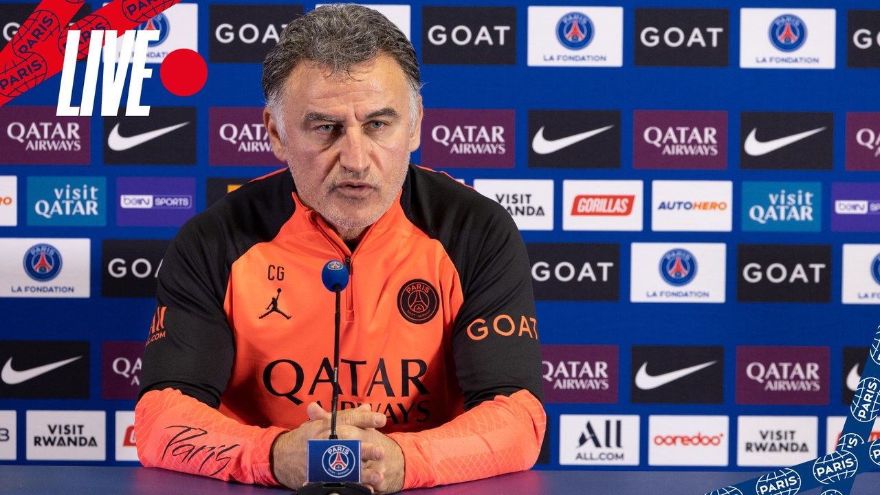 Replay : Conf de presse de Christophe Galtier avant Stade Brestois 29 - Paris Saint-Germain